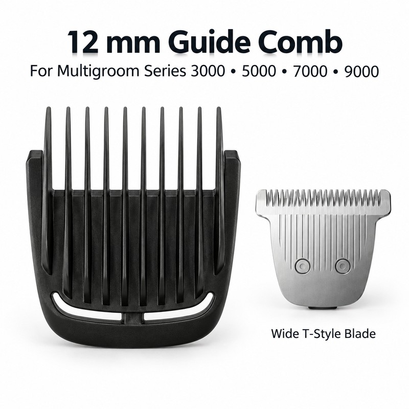 12mm Replacement Guide Comb for Philips Norelco Multigroom Series 3000