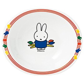 Space Joy Children's Bowl, White, Approx. Width 5.6 x Depth 4.7 x Height 1.4 inches (14.2 x 12 x 3.6 cm) M-1303AAG
