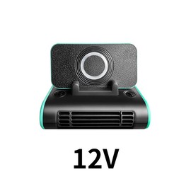 Baceyong Car Fan, 12V Heavy Wind Creative Four in One Small Cool Fan with Wireless Charging Stand, Comes with Aromatherapy, for Trucks SUV Trucks