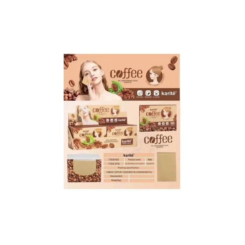 CUPRISHDIKALUR STORE Caja Papel Absorbente Facial Grasa Antibrillo Arroz De