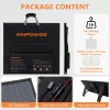 MHPOWOS Foldable Solar Panel 220W 110W Portable Solar Charger for