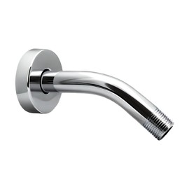 ZM 6-inch Stainless Steel Shower Arm for Shower Head Extension with Flange