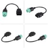 OBD2 Adapter, 9 Pin to 16 Pin OBDII Truck Diagnostic