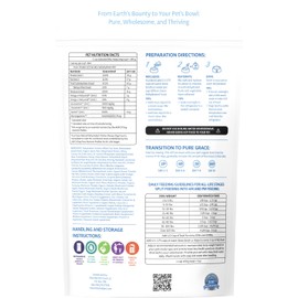 Blue Ball Pet Nutrition Pure Grace Dehydrated Chicken Recipe Dog Food