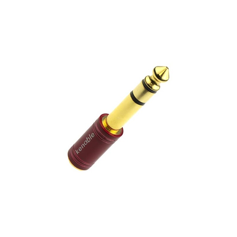 kenable PRO Metal 6.35mm Stereo Jack Plug to 3.5mm Jack