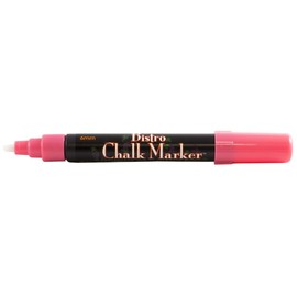 JAM PAPER Dustless Erasable Chalk Markers - Broad Point Liquid Chalk Marker - Coral Pink - Sold Individually