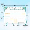 Decorably Weekly Planner Pad Landscape - 52 Easy Tear-Off Weekly