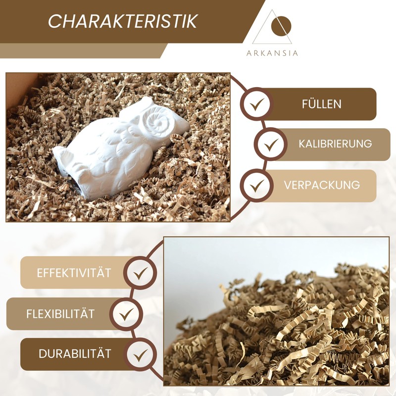 ARKANSIA - 200 g Shredded Paper for Filling Gift Boxes