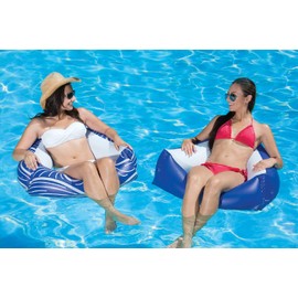 Poolmaster Catalina Water Chair Swimming Pool Float, 2 Pack
