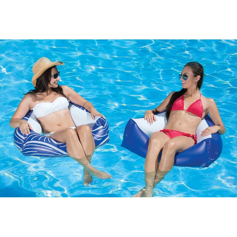 Poolmaster Catalina Water Chair Swimming Pool Float, 2 Pack