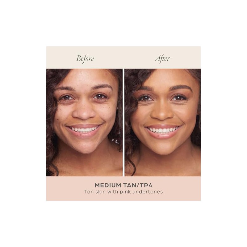 Pressed Mineral Makeup Foundation With Spf Medium Tan Ounce