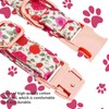 HSIGIO Dog Collar and Leash Set Girls Adjustable Puppy Collars