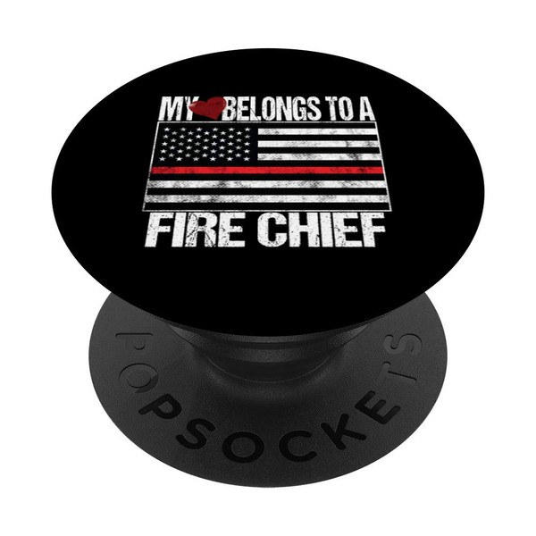 Red Line Flag - My Heart Belongs to a Fire