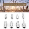 Quick Fitting Connector Kit,8Pcs 3/8 Pneumatic Quick Fittings Release Plug