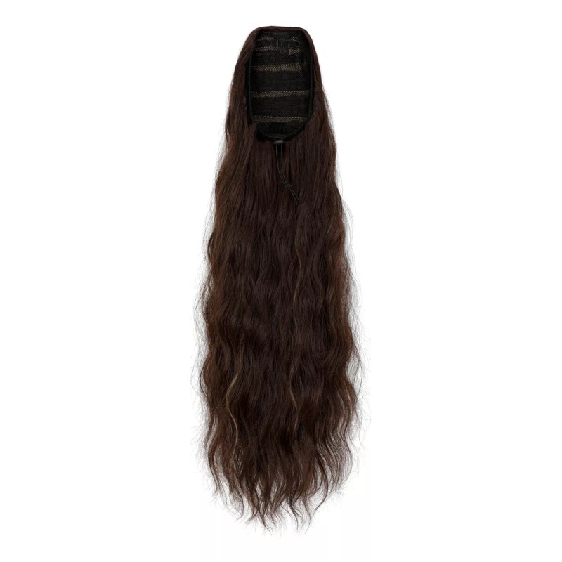Xbwig Extensiones Natural Coletas Cola Caballo Ondulado 24 PLG