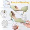 TENTONUP Clear Shoe Slots Organizer for Closet, 24-Pack Adjustable Shoe