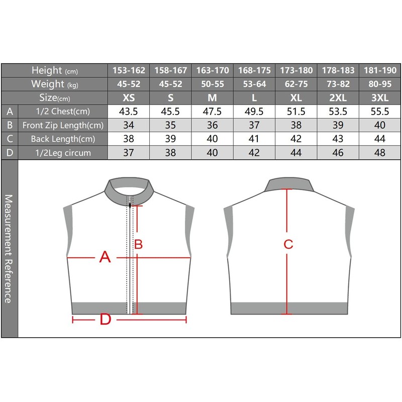 Morethan WVP-030 Men's Cycling Windbreaker Vest Sleeveless Short Length