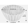 Coffee Filters 8-12 Cup, 200 Count, Basket Coffee Filter, Paper