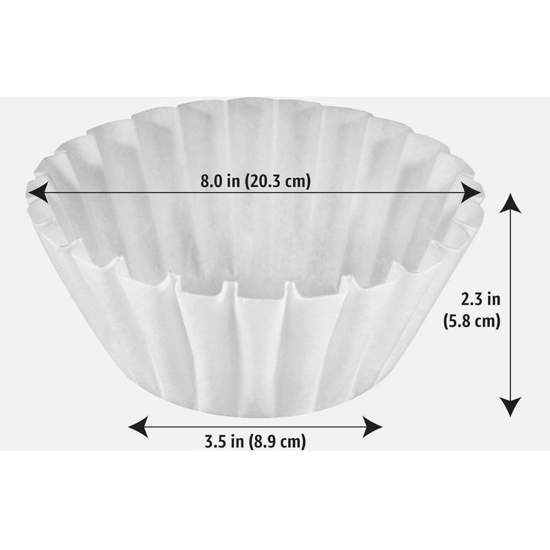 Coffee Filters 8-12 Cup, 200 Count, Basket Coffee Filter, Paper