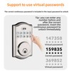 3BirdsTech Keyless Entry Door Lock, Keypad Door Lock, Smart Deadbolts
