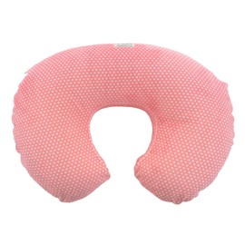 My Blankee Swiss Dot Minky Dot Nursing Pillow Slipcover, Coral, 18" x 16" x 5.5"