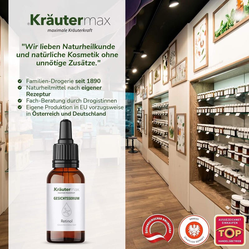 Kräutermax Retinol Serum 1 x 30 ml