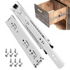 ToBeGreat 1 Pair Side Mount Drawer Slides Rails 22 Inch