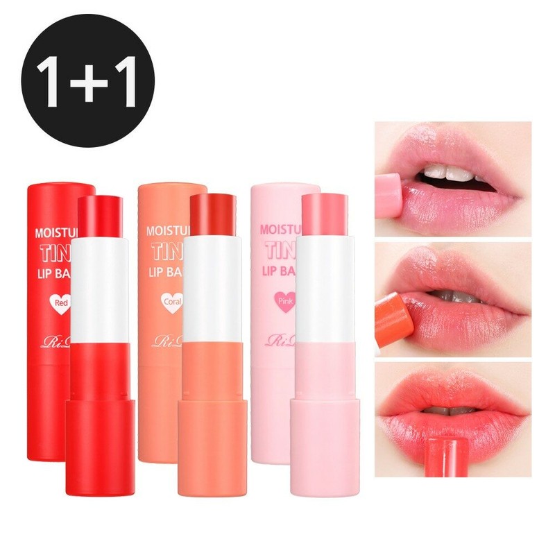 리르 (1+1 event) Lir Moisture Tint Lip Balm_Red+Pink / (1+1행사)