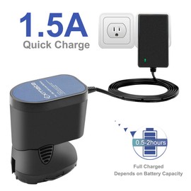 Exmate 10.8V Li-ion Battery Charger, Pod Style, Compatible with Dremel 855-02, 8000-01, 8001-02, Not for Ni-MH/Ni-CD Battery