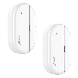 CPVAN Door/Window Contact Sensor for Home Alarm System Compatible with CP2/CP2W/CP4/CP9/CP10/CP11. 2 Pack