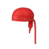 Sheep Leather Skull caps in Black Sweat Head Wraps Studded