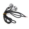 uxcell 2pcs 23mm White LED Daytime Running DRL Light Backup