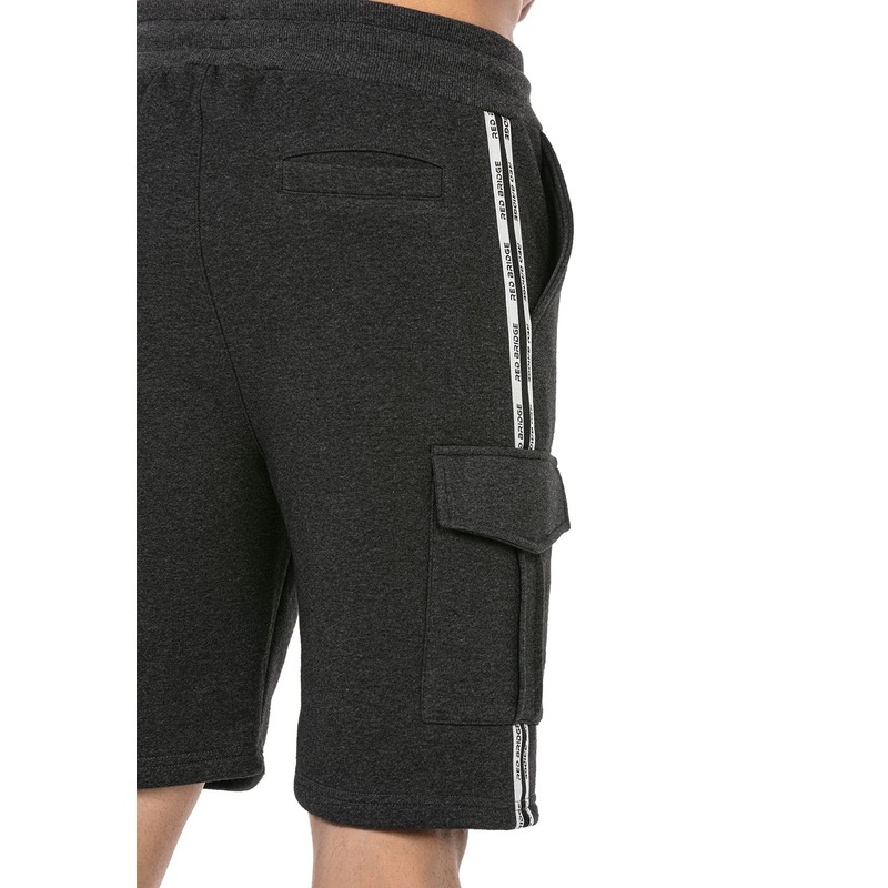 Redbridge Cargo Shorts Sweatpants Knee-Length Premium Quality, gray