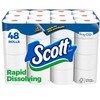Scott Rapid-Dissolving Toilet Paper, 48 Double Rolls (6 Packs of