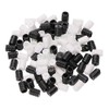 Penta Angel Cord Locks Toggles 100Pcs Black &amp; White Silicone