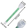 houya 20 Pack Epoxy Mixing Nozzle Adhesive Static Mixing Nozzle
