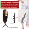 WXYYKX Wig Stand Adjustable Practice Head Tripod Mini Wig Head