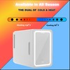 Memorex MX-FR690 6.5L Mini Beauty Lighted Mirror Fridge | Portable
