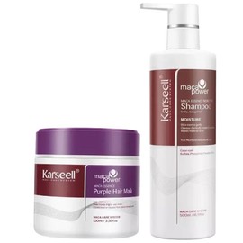 Carcell Argan Oil Shampoo Purple Hair Mask Set, 1 pc, 111ml / 카르셀 아르간 오일 샴푸 퍼플 헤어 마스크 세트, 1개, 111ml