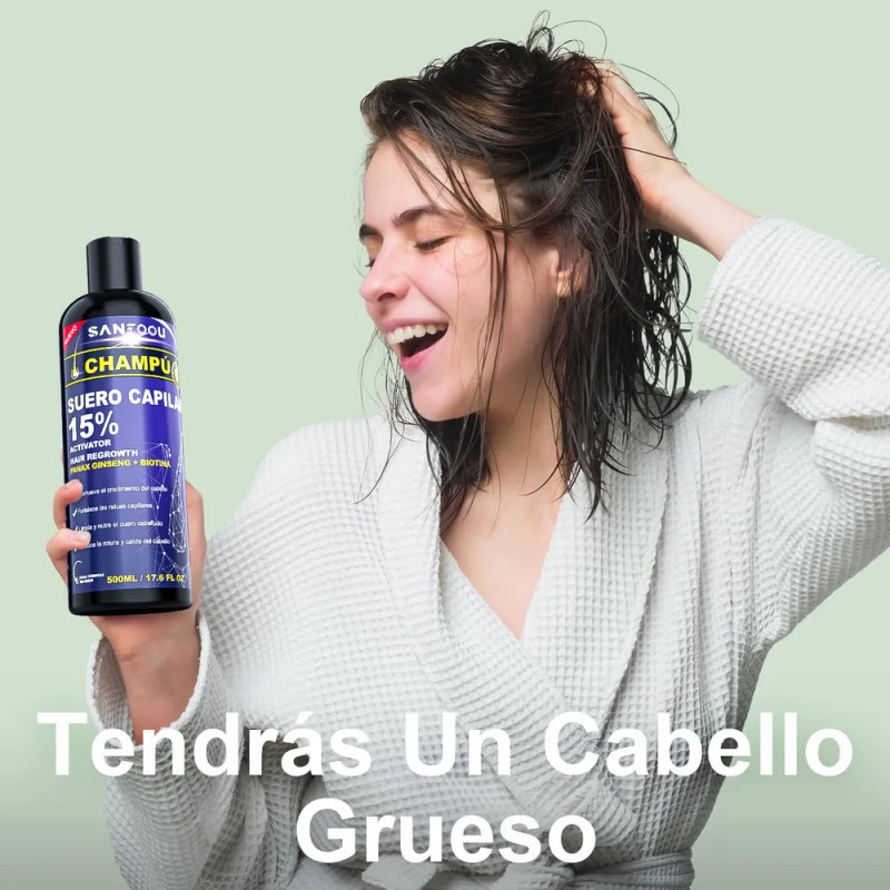 Shampoo Anticaida Con Crecimientocapilarnutre Y Protege El