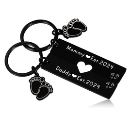 Father's Day Gif for Men New Dad Fathers Day Gifs Pregnancy Announcement Gift Est 2024 for New Parents to Be Gifts First Time Mom Dad Gift Expecting Mom Mothers Day Baby Shower Gender Reveal Gift