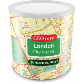 Geotoys London City 100 Piece Magnetic Jigsaw Puzzle Geotoys New