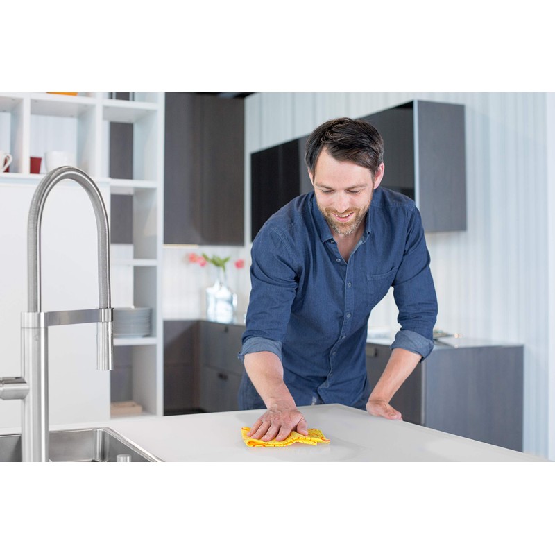 Vileda M00006580 Bar Towel, Polyester, yellow, 20 x 15 cm