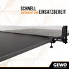 GEWO CS Outdoor Table Tennis Net - Weatherproof Table Tennis