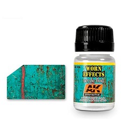 AK Interactive Worn Effects Fluid # 088,Green,17 ml (Pack of 1)