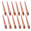 12 Pieces Stainless Steel Dessert Spoons, 12cm Short Cocktail Stirrer,
