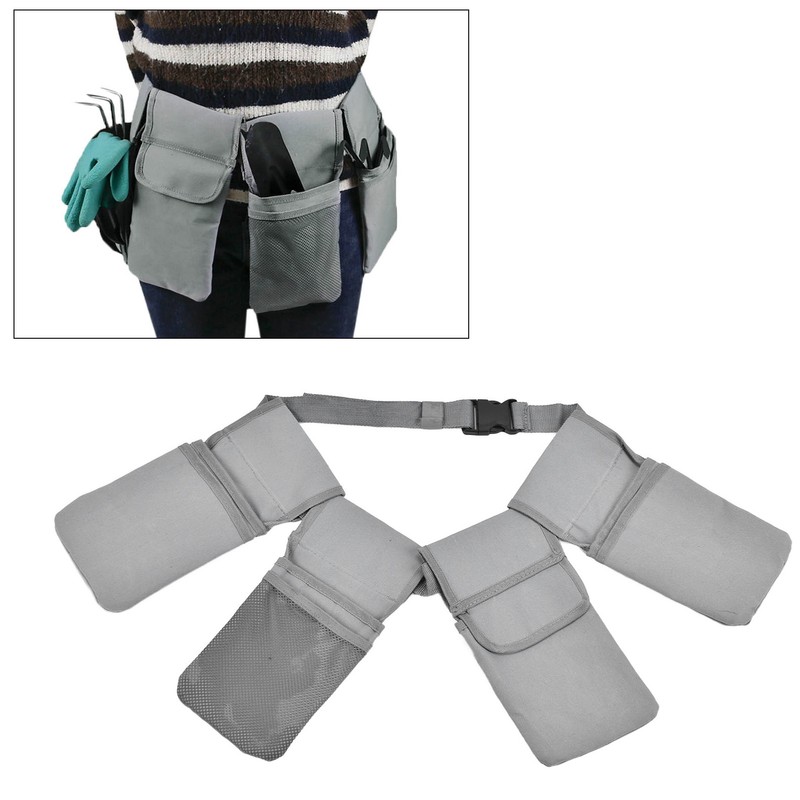 Canvas Gardening Tool Belt with 7 Pockets Garden Tools Storage