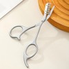 Eyebrow Trimming Scissors with Comb, Brow Master Stainless Steel Trimmer,