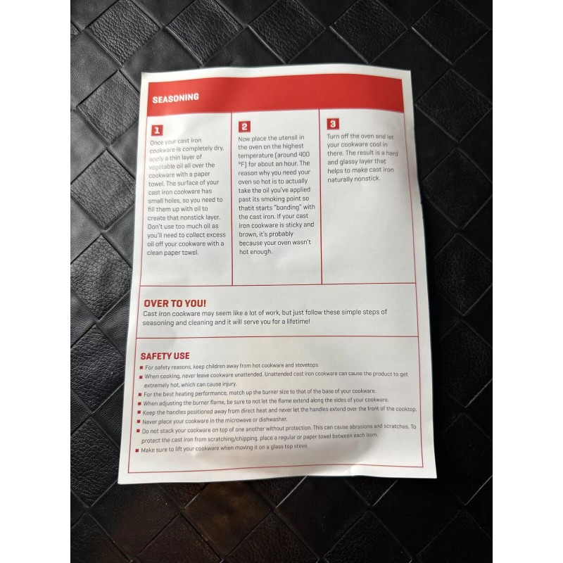 Uno Casa CAST IRON Tortilla Press - "Uno Casa" Non-Stick