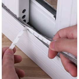 Draft Stopper Weatherstripping for Window and Door Gaps Weatherstripping 9mmx15mm 2m 3ea